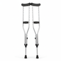 Adjustable aluminum crutches pair